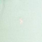 RL PREMIUM MEN'S V NECK BORDER POLO SHIRT (SEA GREEN)